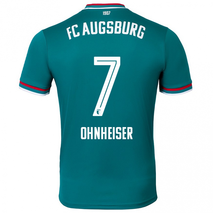 Criança Camisola Nico Ohnheiser #7 Verde Escuro Alternativa 2024/25 Camisa