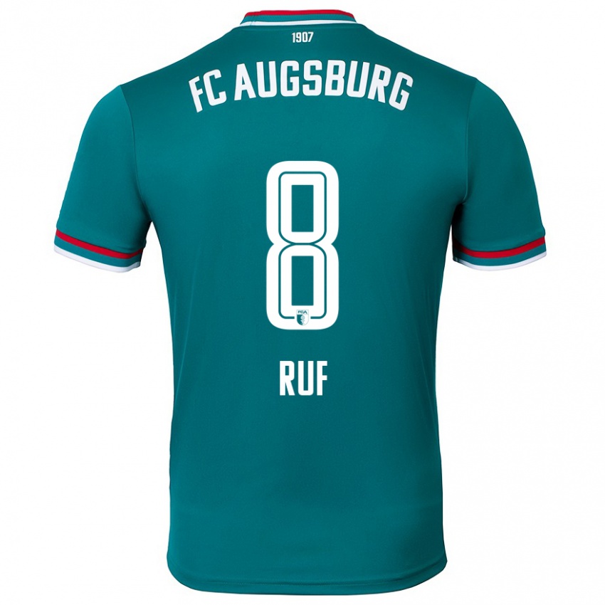 Criança Camisola Jonas Ruf #8 Verde Escuro Alternativa 2024/25 Camisa