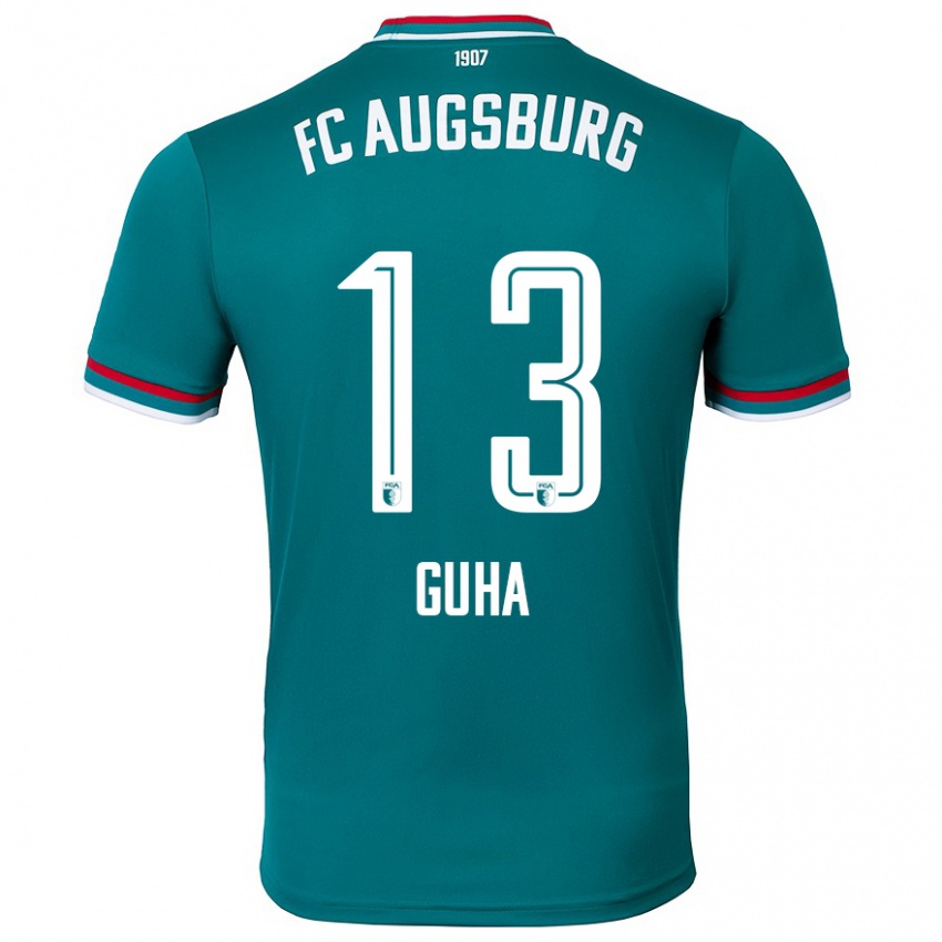 Criança Camisola Felix Guha #13 Verde Escuro Alternativa 2024/25 Camisa