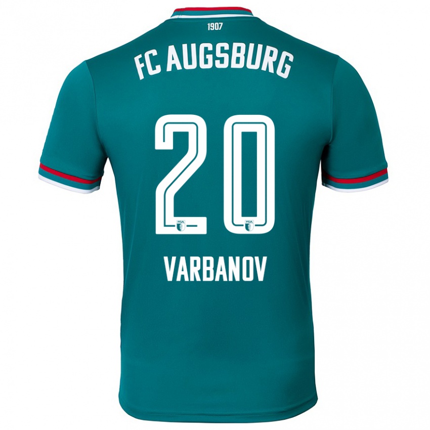 Criança Camisola Svetoslav Varbanov #20 Verde Escuro Alternativa 2024/25 Camisa