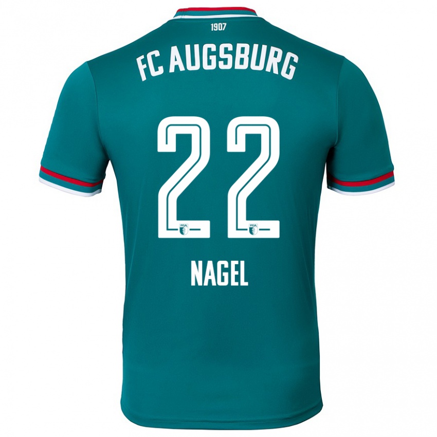 Criança Camisola Timo Nagel #22 Verde Escuro Alternativa 2024/25 Camisa