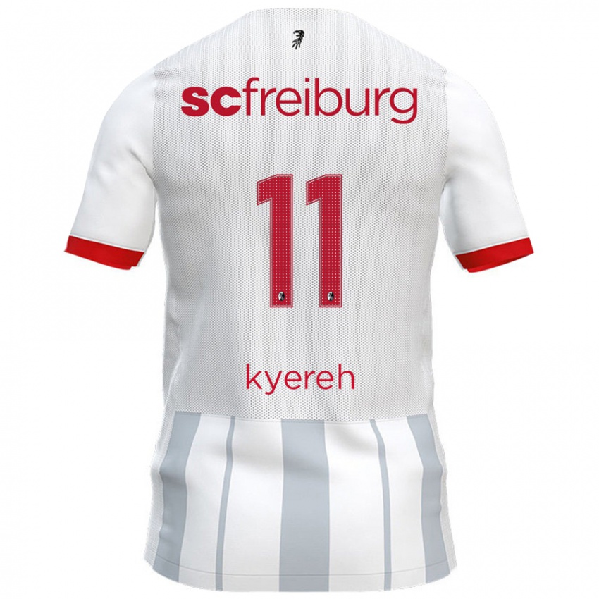 Criança Camisola Daniel-Kofi Kyereh #11 Cinzento Branco Alternativa 2024/25 Camisa