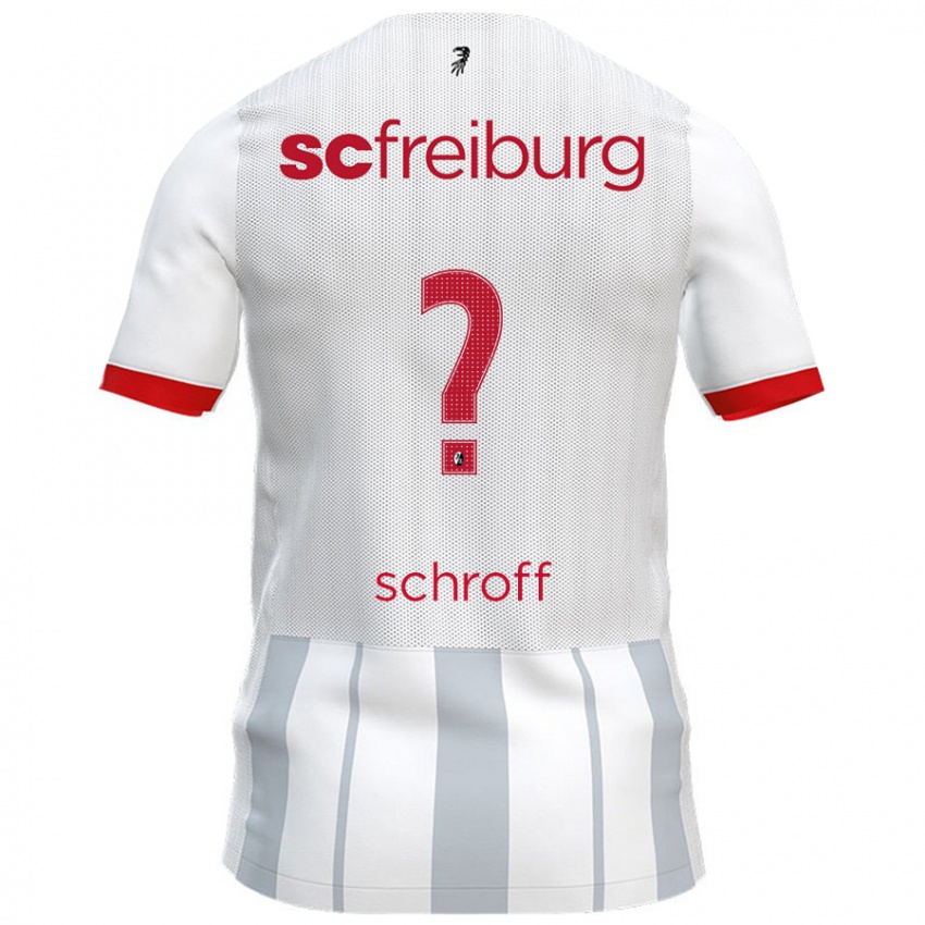 Criança Camisola Matteo Schroff #0 Cinzento Branco Alternativa 2024/25 Camisa