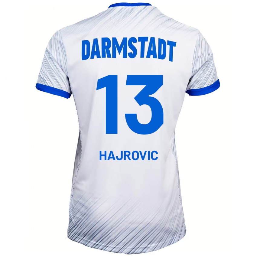 Criança Camisola Vahid Hajrovic #13 Azul Branco Alternativa 2024/25 Camisa