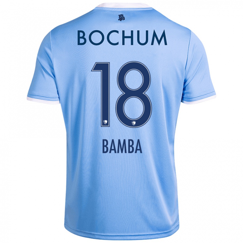 Criança Camisola Samuel Bamba #18 Celeiro Azul Alternativa 2024/25 Camisa