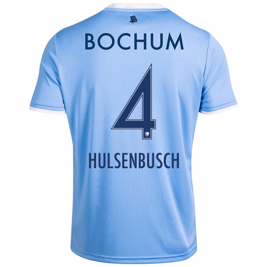 Criança Camisola Daniel Hülsenbusch #4 Celeiro Azul Alternativa 2024/25 Camisa