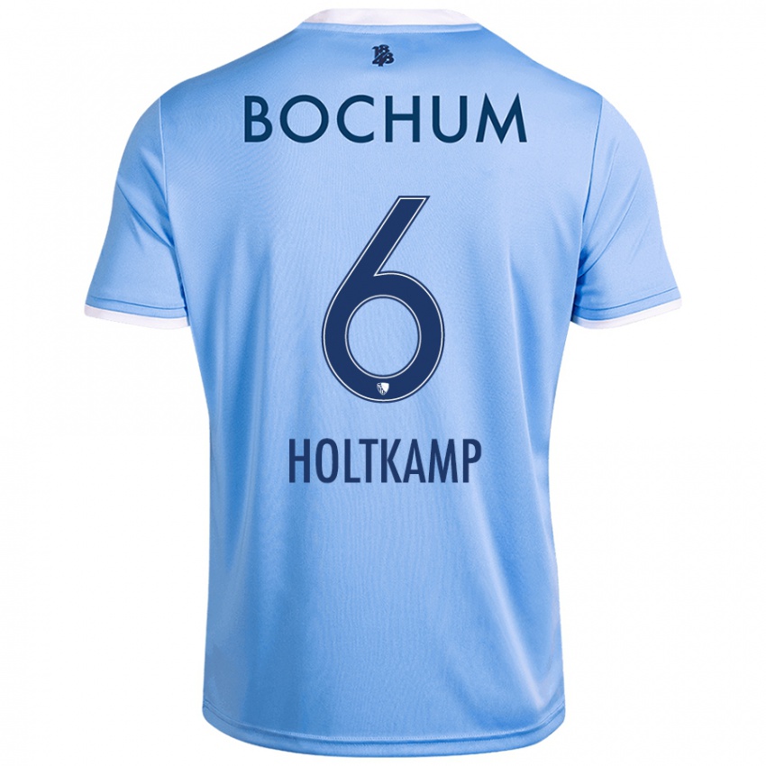 Criança Camisola Lars Holtkamp #6 Celeiro Azul Alternativa 2024/25 Camisa