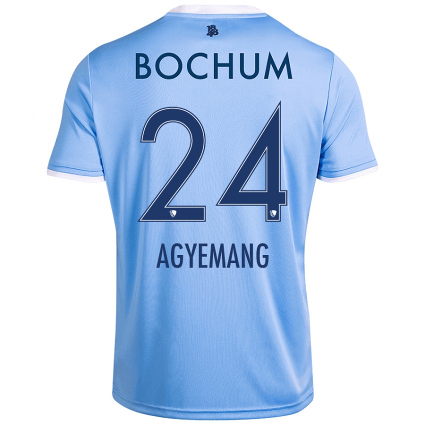 Criança Camisola Donovan Agyemang #24 Celeiro Azul Alternativa 2024/25 Camisa