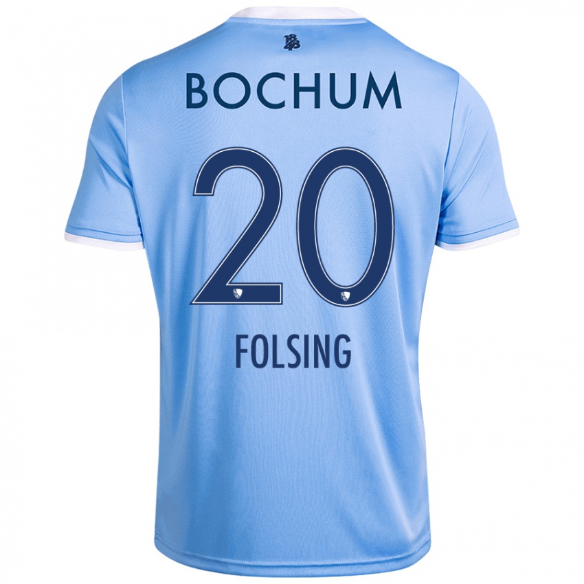 Criança Camisola Amelie Fölsing #20 Celeiro Azul Alternativa 2024/25 Camisa