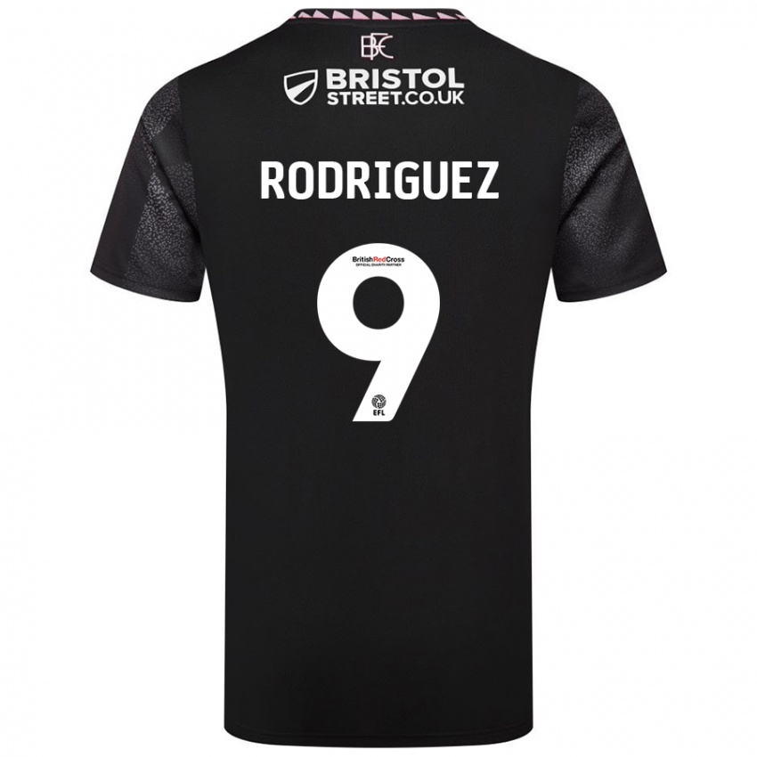 Criança Camisola Jay Rodríguez #9 Preto Alternativa 2024/25 Camisa