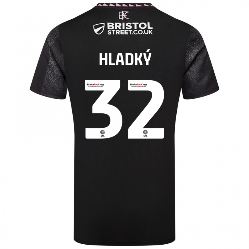 Criança Camisola Vaclav Hladky #32 Preto Alternativa 2024/25 Camisa