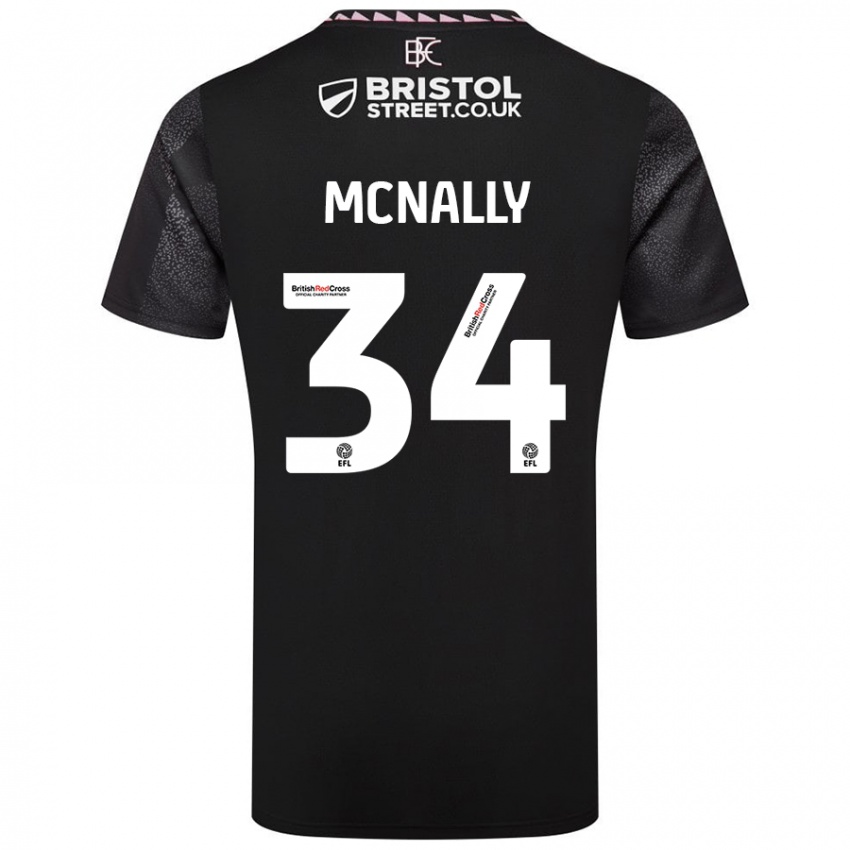 Criança Camisola Luke Mcnally #34 Preto Alternativa 2024/25 Camisa