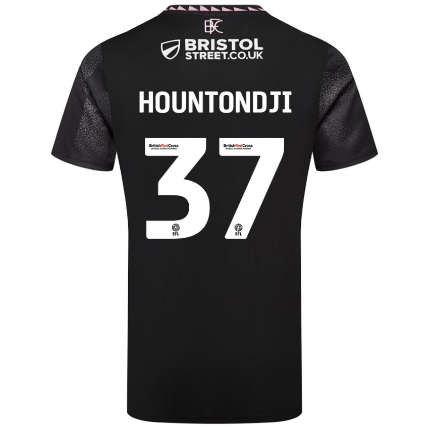 Criança Camisola Andreas Hountondji #37 Preto Alternativa 2024/25 Camisa