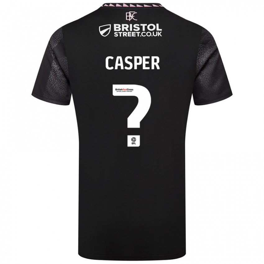 Criança Camisola Charlie Casper #0 Preto Alternativa 2024/25 Camisa