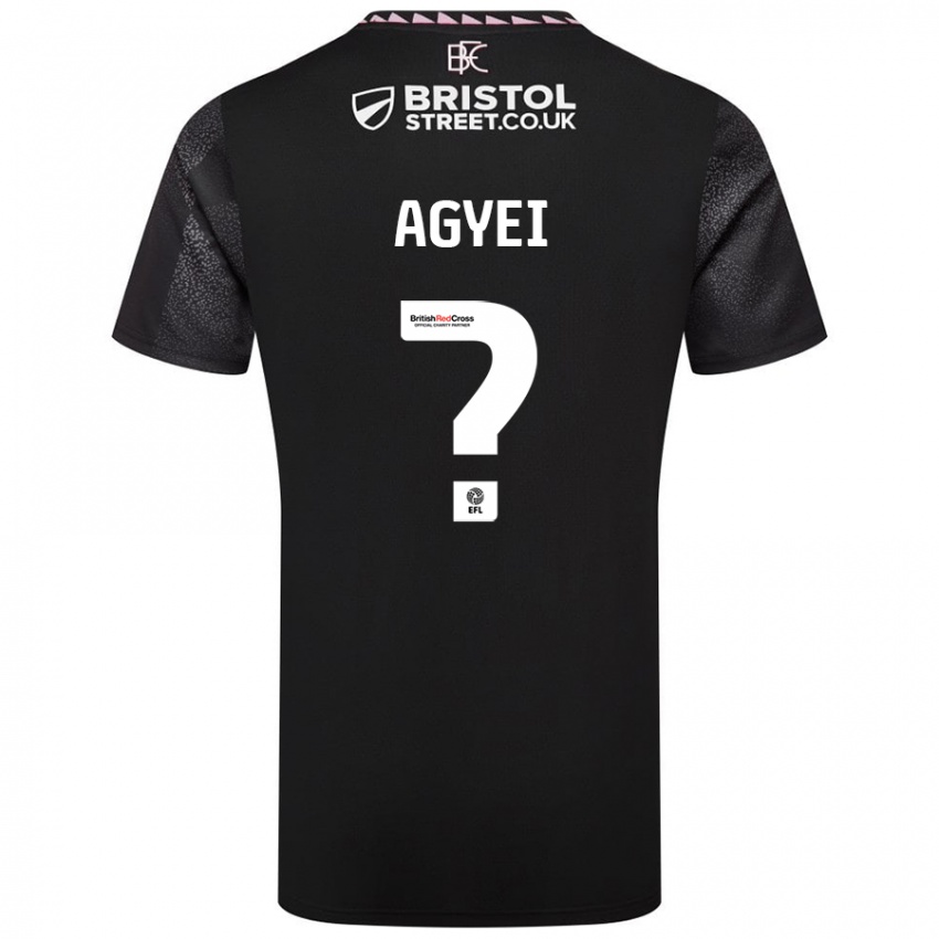 Criança Camisola Enock Agyei #0 Preto Alternativa 2024/25 Camisa