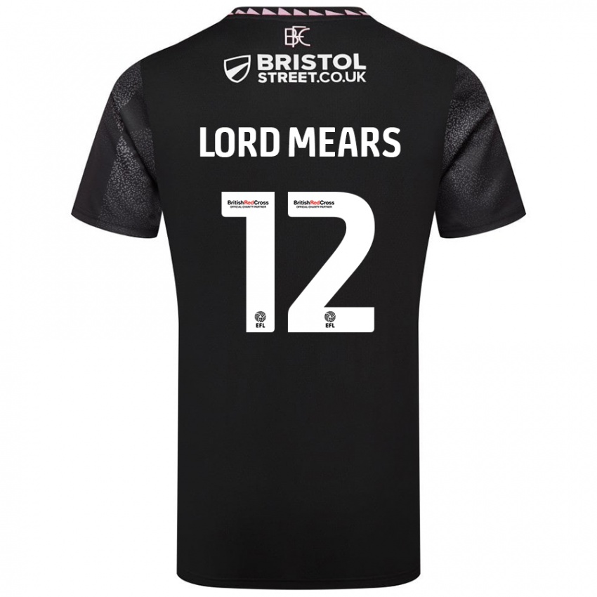 Criança Camisola Rhema Lord-Mears #12 Preto Alternativa 2024/25 Camisa