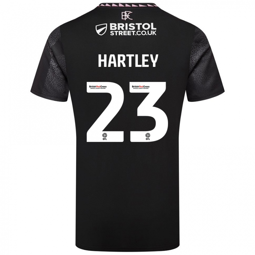 Criança Camisola Naomi Hartley #23 Preto Alternativa 2024/25 Camisa