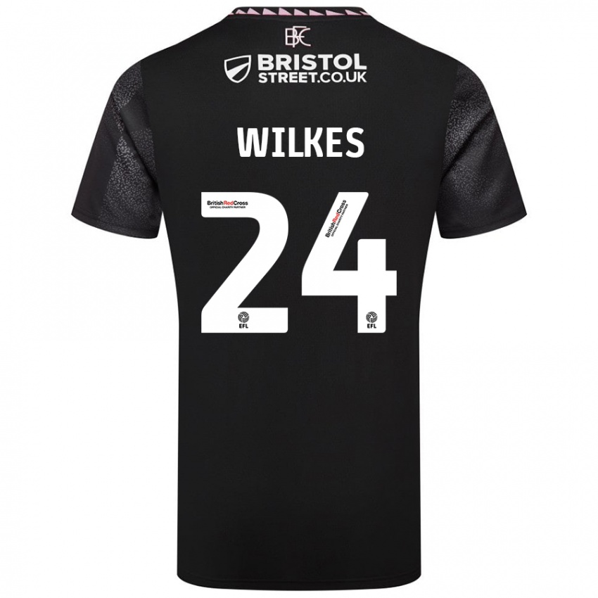 Criança Camisola Tilly Wilkes #24 Preto Alternativa 2024/25 Camisa