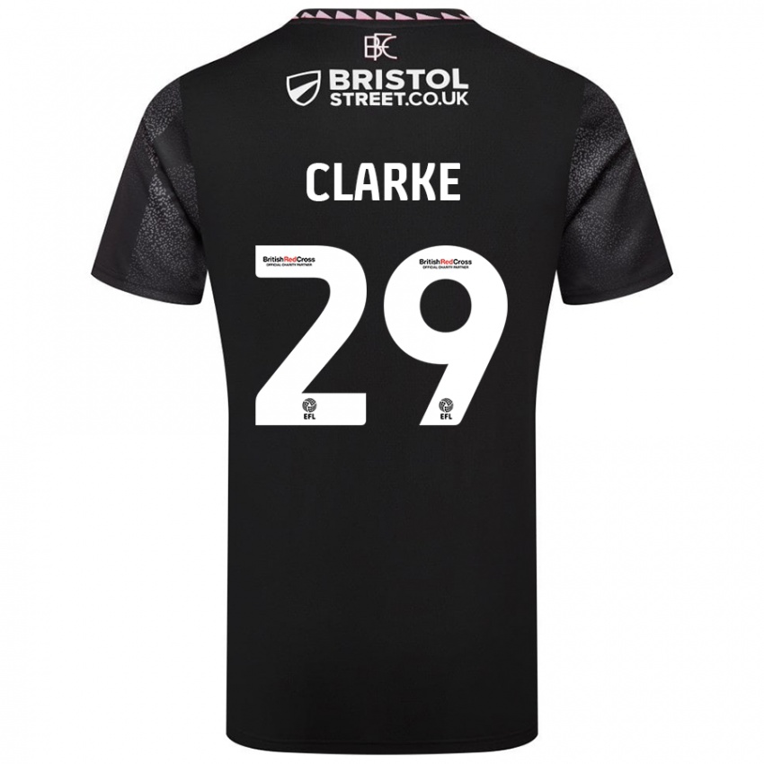 Criança Camisola Abby Clarke #29 Preto Alternativa 2024/25 Camisa