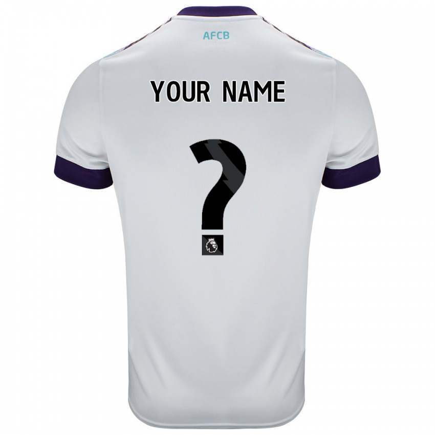 Criança Camisola Seu Nome #0 Roxo Verde Branco Alternativa 2024/25 Camisa