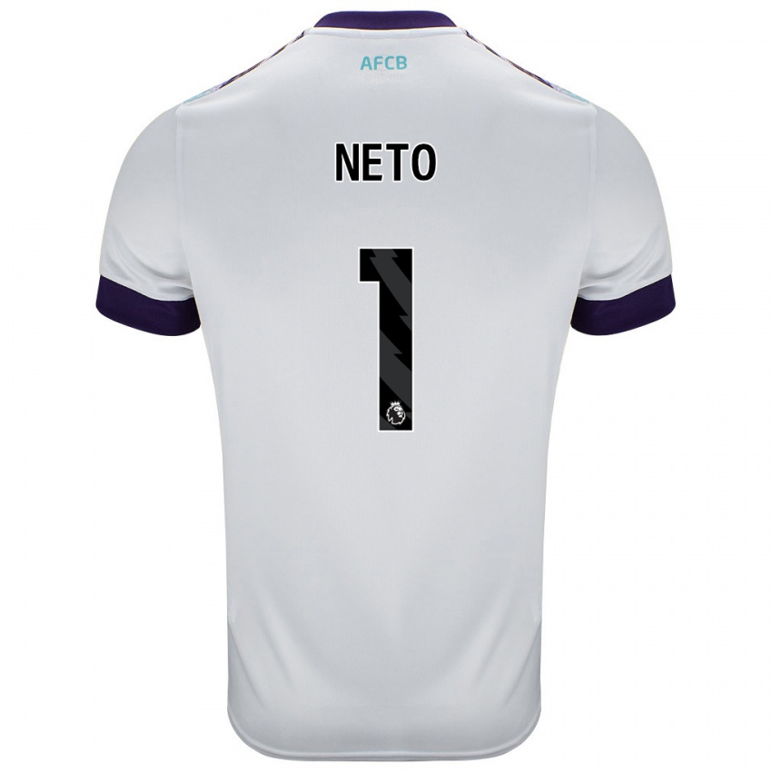 Criança Camisola Neto #1 Roxo Verde Branco Alternativa 2024/25 Camisa