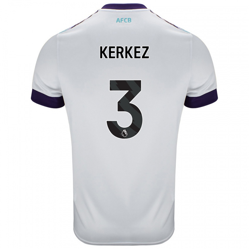 Criança Camisola Milos Kerkez #3 Roxo Verde Branco Alternativa 2024/25 Camisa