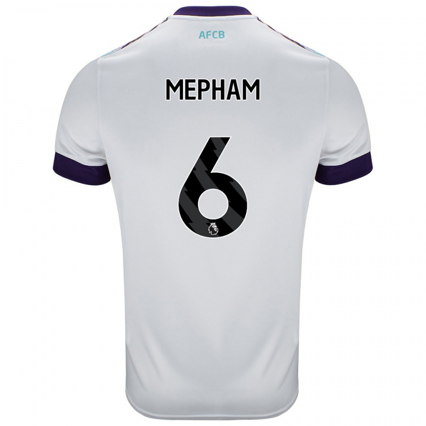 Criança Camisola Chris Mepham #6 Roxo Verde Branco Alternativa 2024/25 Camisa