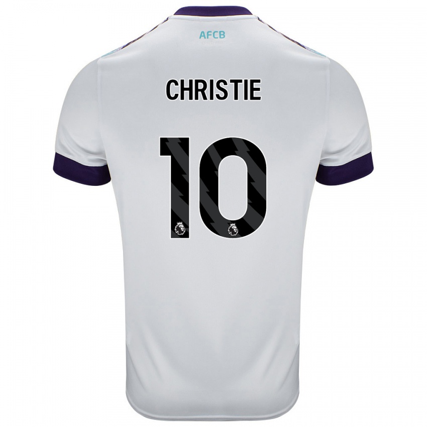 Criança Camisola Ryan Christie #10 Roxo Verde Branco Alternativa 2024/25 Camisa