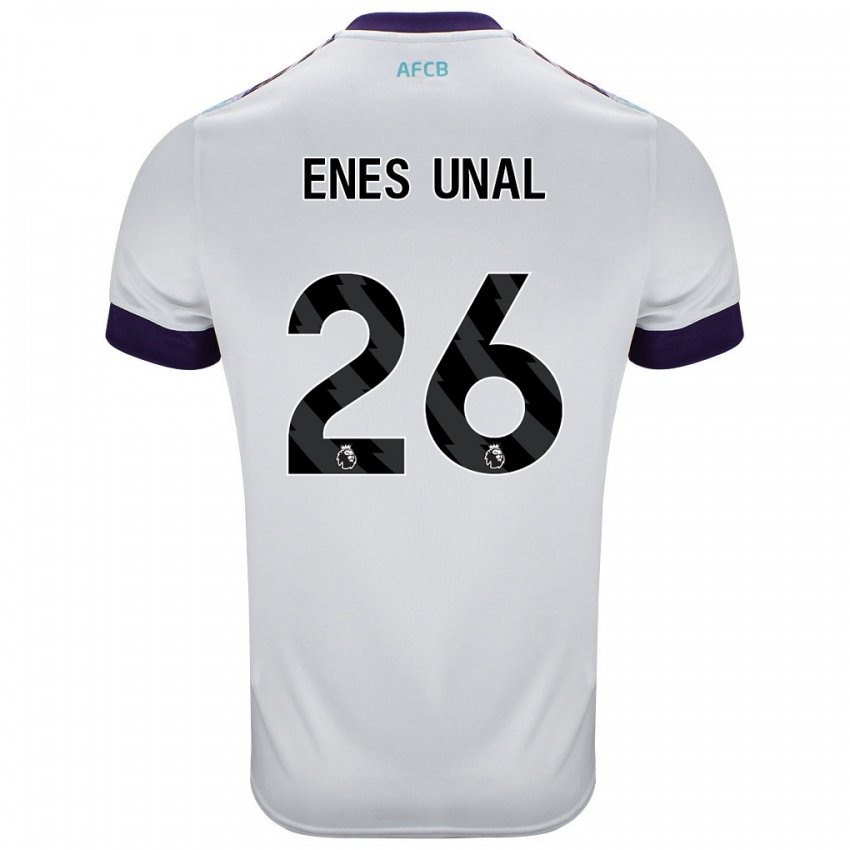 Criança Camisola Enes Ünal #26 Roxo Verde Branco Alternativa 2024/25 Camisa