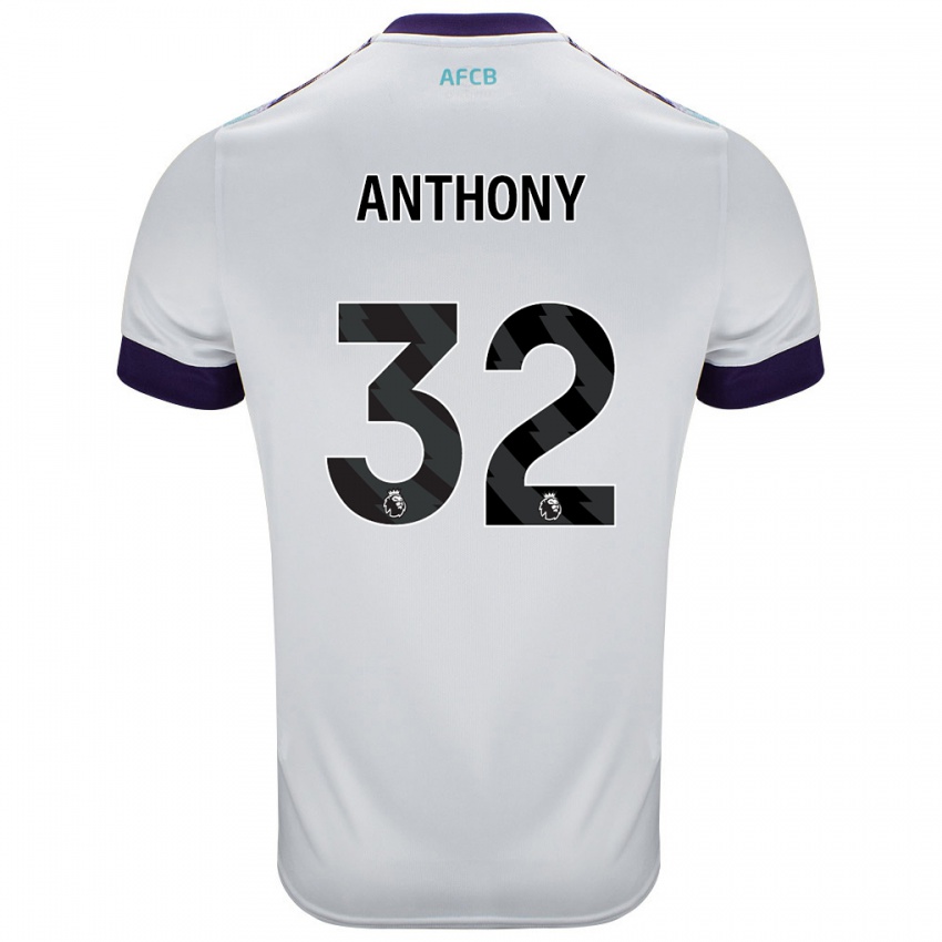 Criança Camisola Jaidon Anthony #32 Roxo Verde Branco Alternativa 2024/25 Camisa