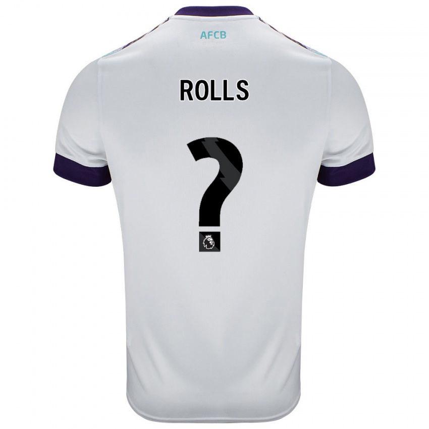 Criança Camisola Thomas Rolls #0 Roxo Verde Branco Alternativa 2024/25 Camisa