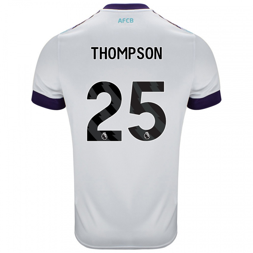 Criança Camisola Kenni Thompson #25 Roxo Verde Branco Alternativa 2024/25 Camisa