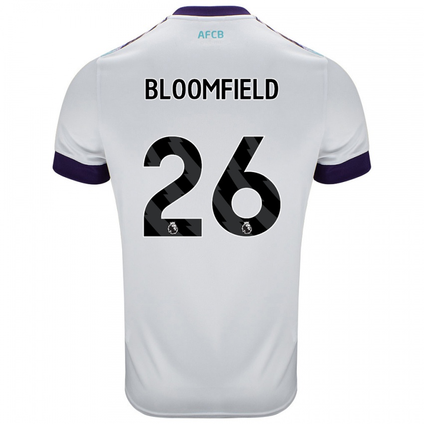 Criança Camisola Erin Bloomfield #26 Roxo Verde Branco Alternativa 2024/25 Camisa