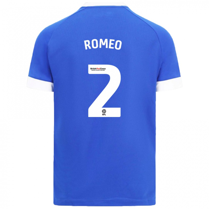 Homem Camisola Mahlon Romeo #2 Céu Azul Principal 2024/25 Camisa