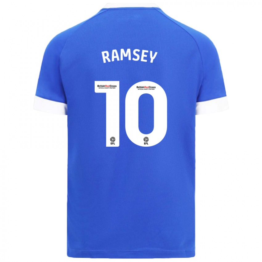 Homem Camisola Aaron Ramsey #10 Céu Azul Principal 2024/25 Camisa