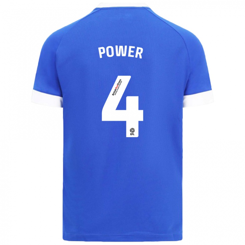 Homem Camisola Hannah Power #4 Céu Azul Principal 2024/25 Camisa