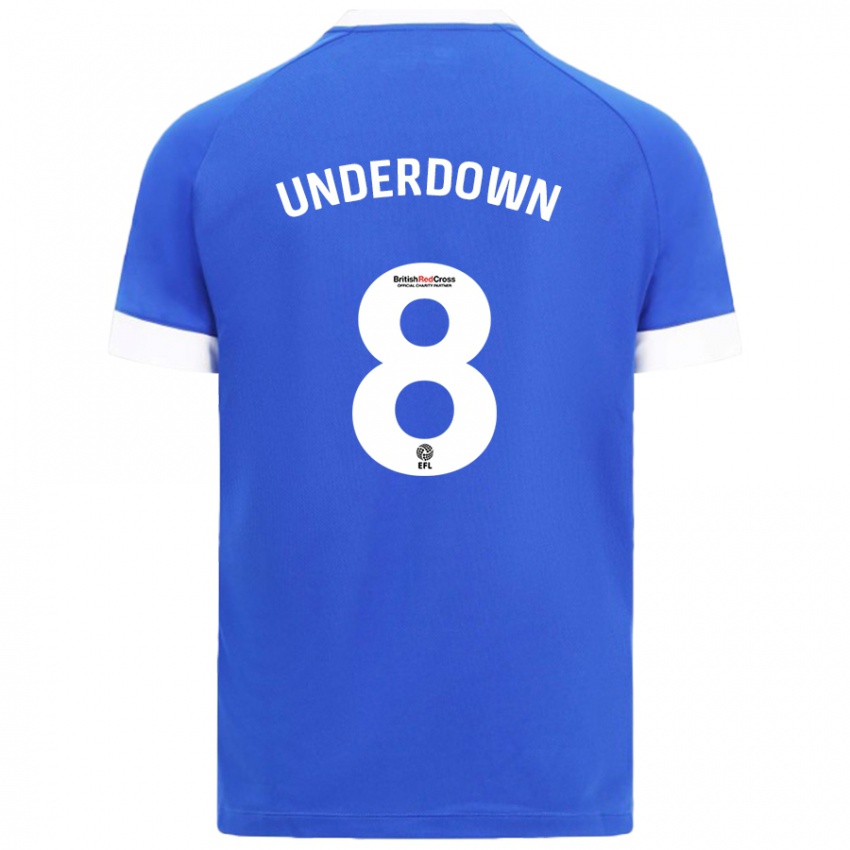 Homem Camisola Kanisha Underdown #8 Céu Azul Principal 2024/25 Camisa