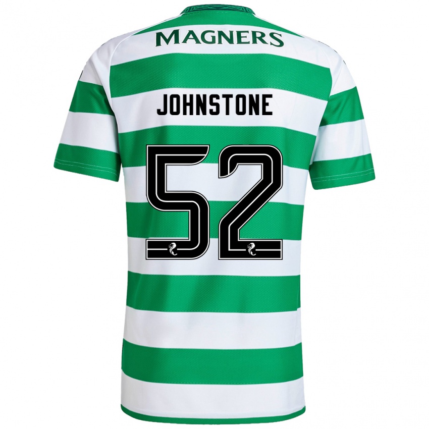 Homem Camisola Rachael Johnstone #52 Branco Verde Principal 2024/25 Camisa