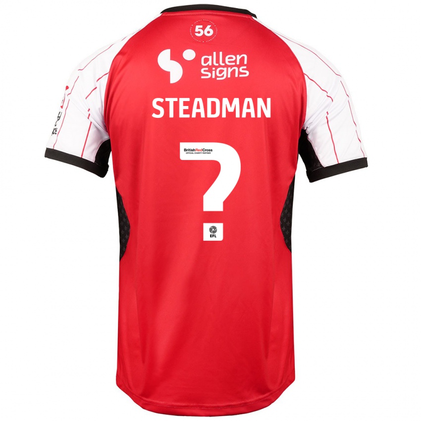 Homem Camisola Jodie Steadman #0 Branco Principal 2024/25 Camisa