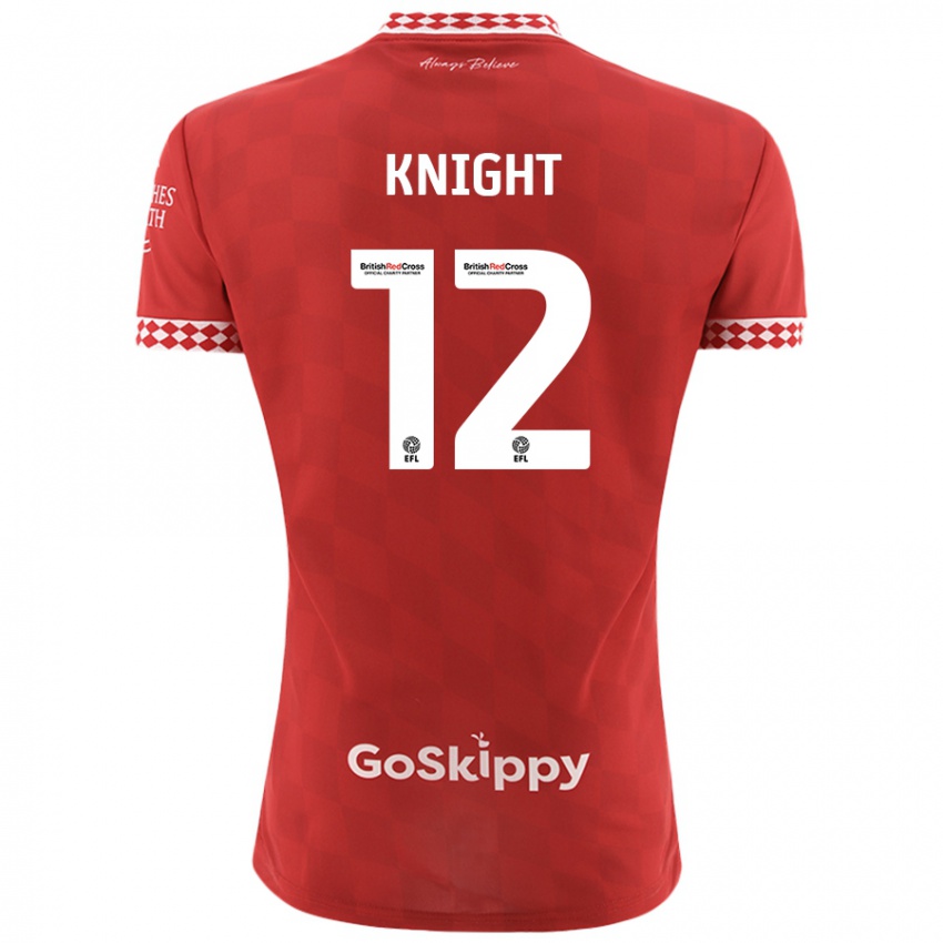 Homem Camisola Jason Knight #12 Vermelho Principal 2024/25 Camisa