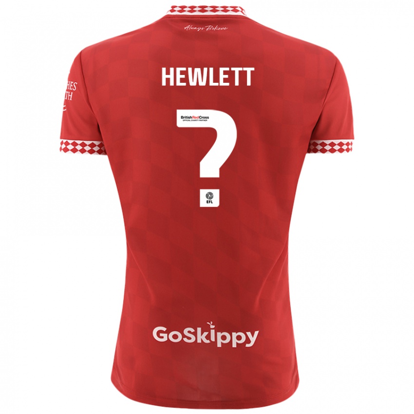 Homem Camisola Callum Hewlett #0 Vermelho Principal 2024/25 Camisa