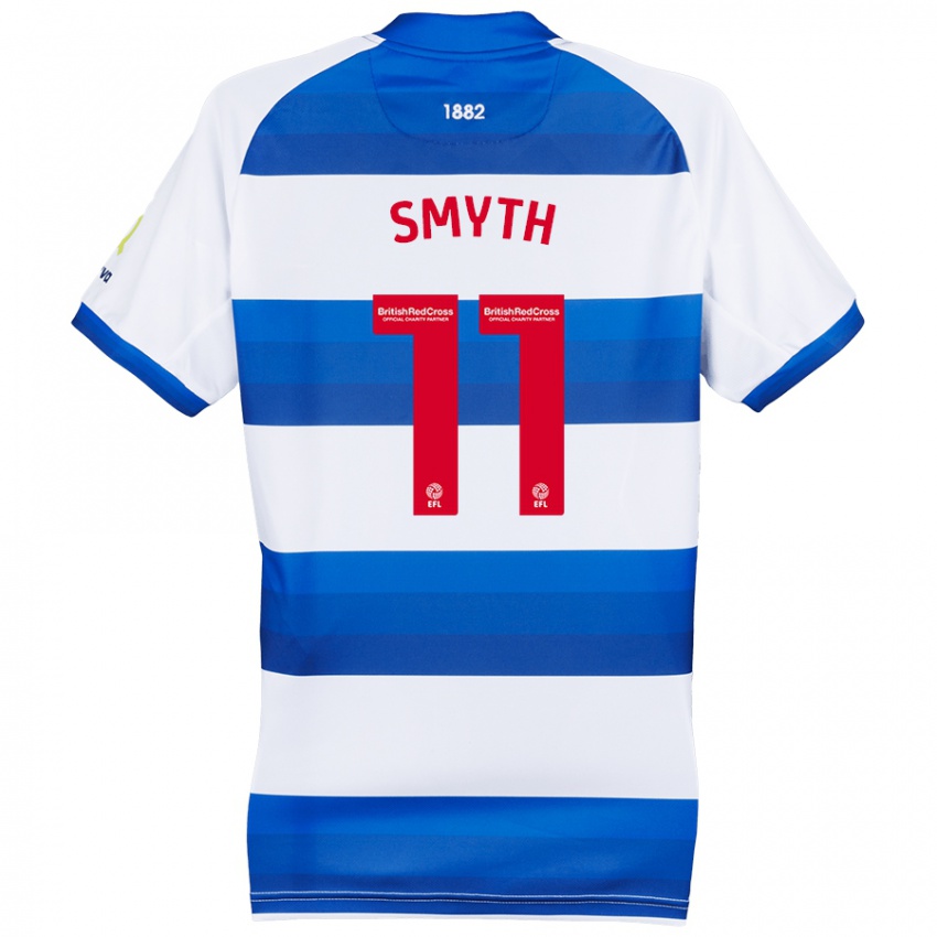 Homem Camisola Paul Smyth #11 Azul Branco Principal 2024/25 Camisa