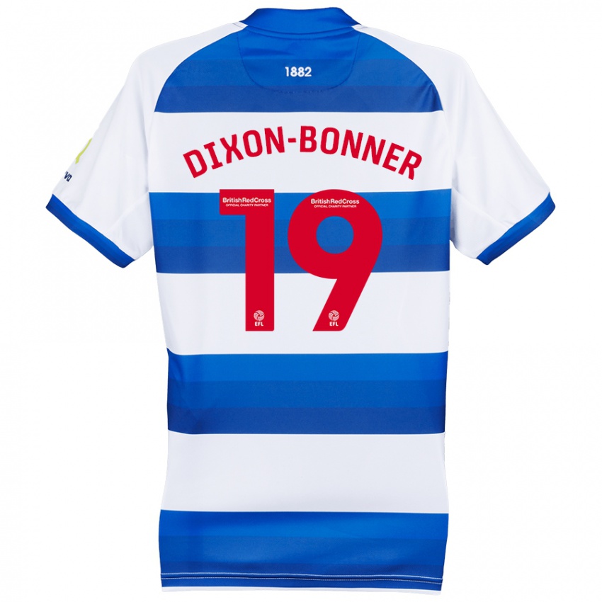 Homem Camisola Elijah Dixon-Bonner #19 Azul Branco Principal 2024/25 Camisa