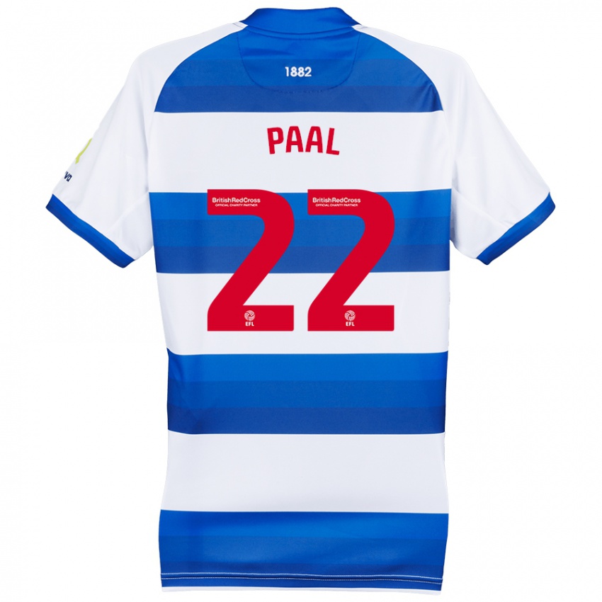 Homem Camisola Kenneth Paal #22 Azul Branco Principal 2024/25 Camisa