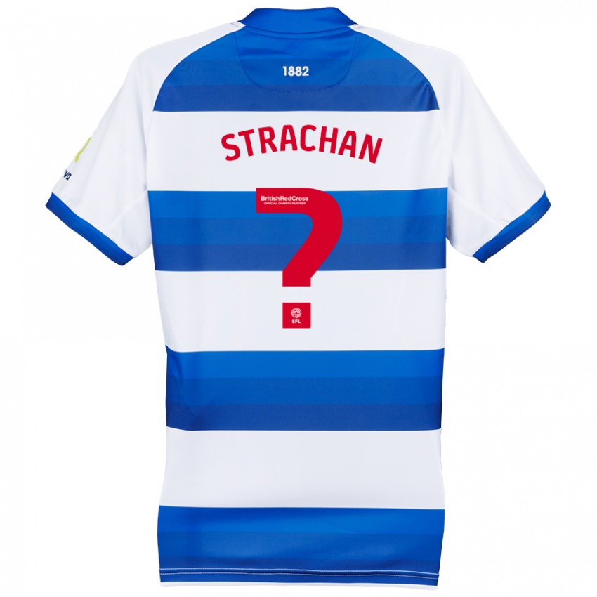 Homem Camisola Lorenzo Strachan #0 Azul Branco Principal 2024/25 Camisa