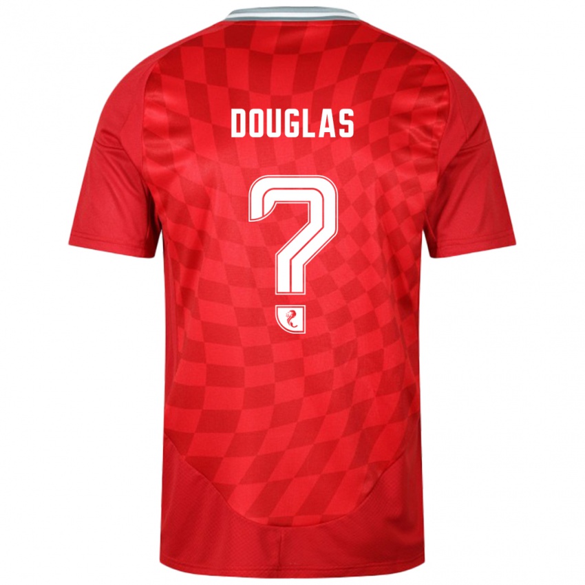 Homem Camisola Connor Douglas #0 Vermelho Principal 2024/25 Camisa