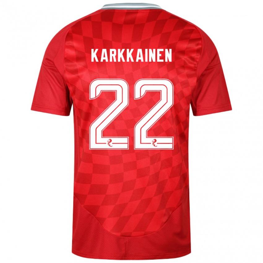 Homem Camisola Elena Kärkkäinen #22 Vermelho Principal 2024/25 Camisa