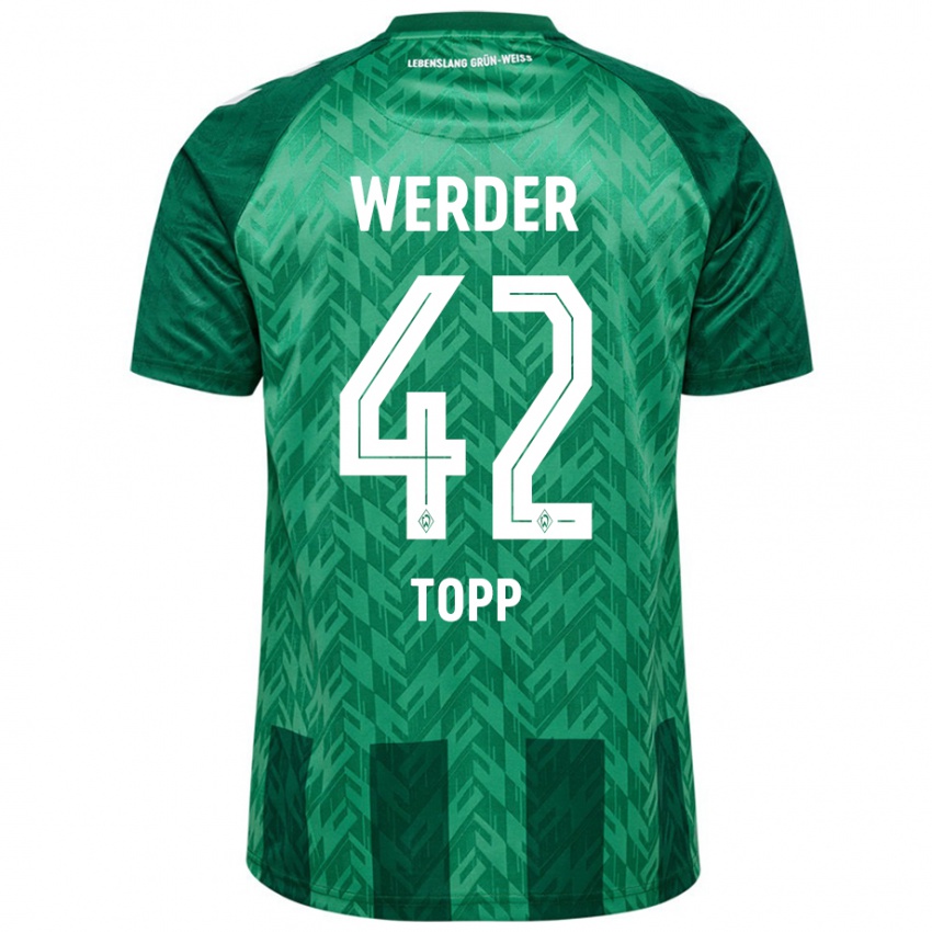 Homem Camisola Keke Topp #42 Verde Principal 2024/25 Camisa