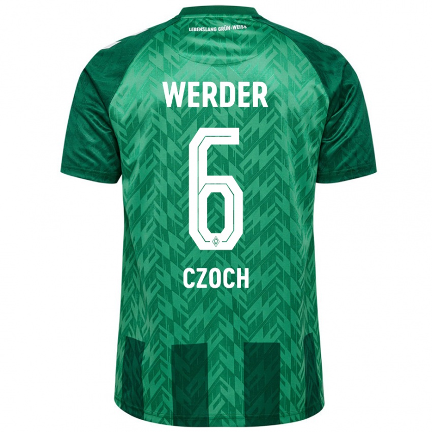 Homem Camisola Mike Czoch #6 Verde Principal 2024/25 Camisa