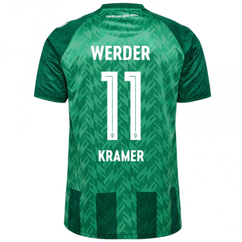 Homem Camisola Levi-Marinus Kramer #11 Verde Principal 2024/25 Camisa